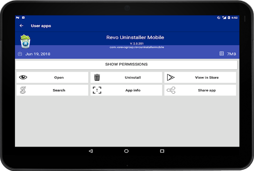 Revo Uninstaller Mobile - عکس برنامه موبایلی اندروید