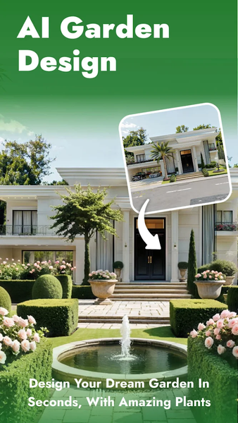 AI Garden Design Landscape Art - Image screenshot of android app