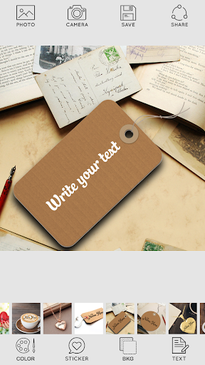 Name on Pics - عکس برنامه موبایلی اندروید