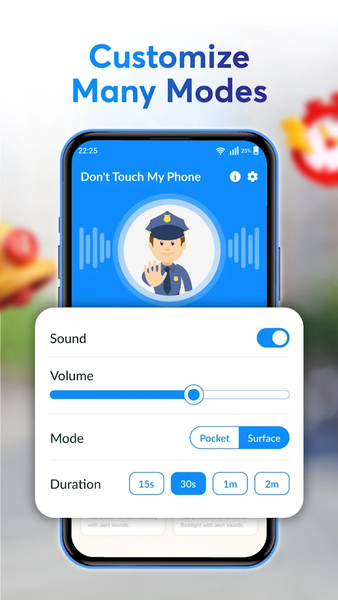 Touch Alarm AntiTheft My Phone - عکس برنامه موبایلی اندروید