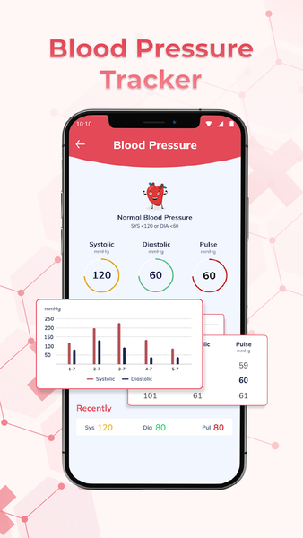 Blood Pressure Tracker - عکس برنامه موبایلی اندروید