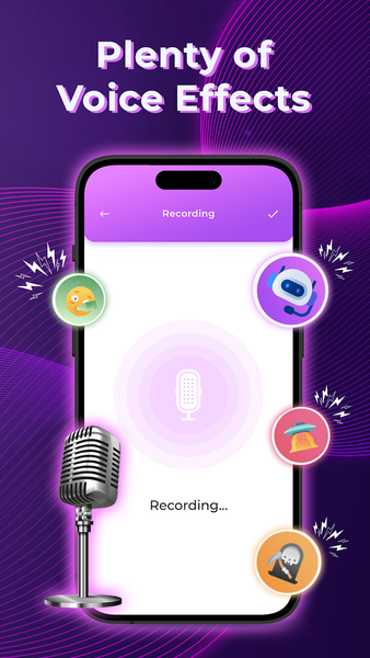 Voice Effects Real Audio - عکس برنامه موبایلی اندروید