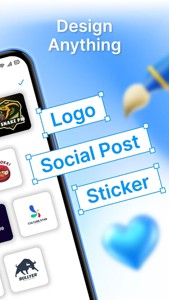 Logo Maker - Design Creator - عکس برنامه موبایلی اندروید