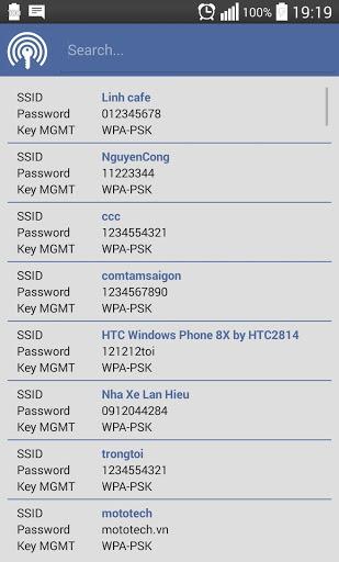 Wifi Password Recovery - Image screenshot of android app