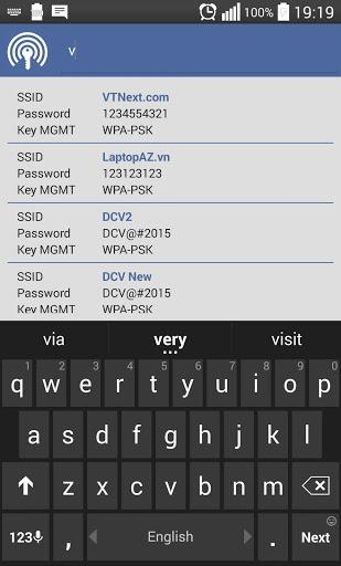 Wifi Password Recovery - Image screenshot of android app