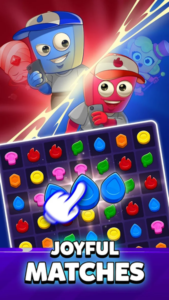 Madness Match: PvP Match 3 - Gameplay image of android game