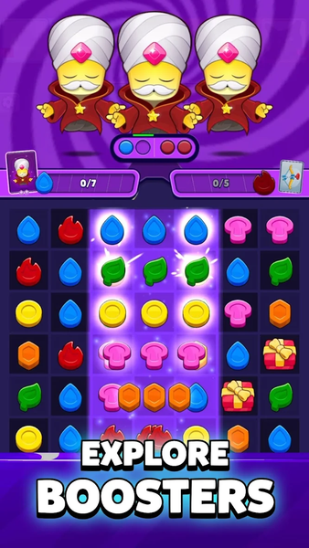 Madness Match: PvP Match 3 - Gameplay image of android game