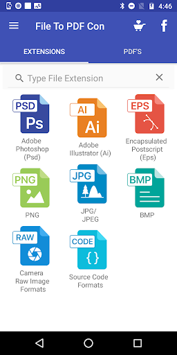 File to PDF Converter(AI, PSD) - عکس برنامه موبایلی اندروید