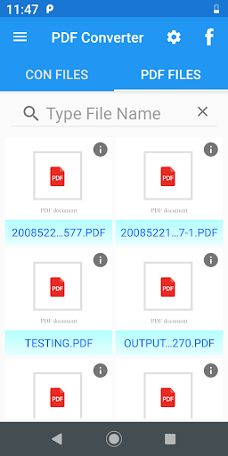PDF Converter(PDF to PNG, WEBP - Image screenshot of android app