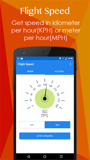 Flight Speed - GPS based meter - عکس برنامه موبایلی اندروید