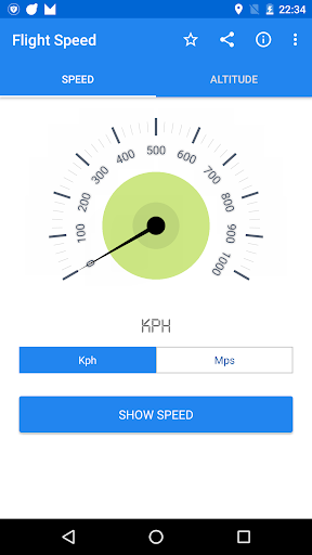 Flight Speed - GPS based meter - عکس برنامه موبایلی اندروید