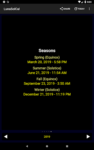LunaSolCal Mobile - عکس برنامه موبایلی اندروید