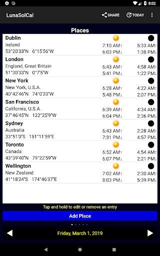 LunaSolCal Mobile - عکس برنامه موبایلی اندروید