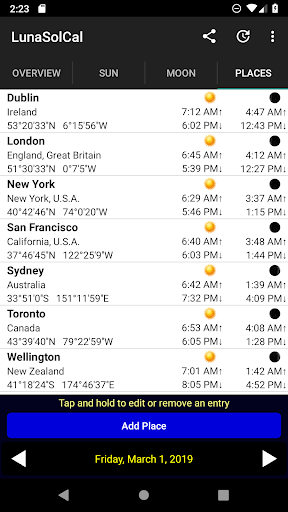 LunaSolCal Mobile - عکس برنامه موبایلی اندروید