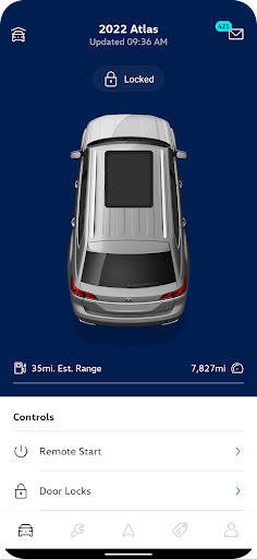 myVW - Image screenshot of android app