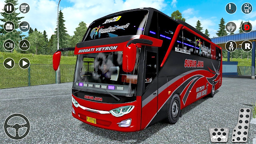 Coach Bus Racing - Bus Games - Gameplay image of android game