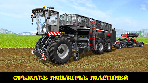 Tractor Driving Farming Games - Gameplay image of android game