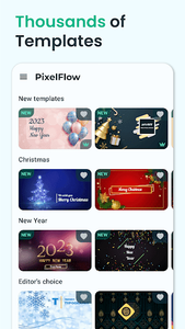 PixelFlow: Intro Video maker - عکس برنامه موبایلی اندروید