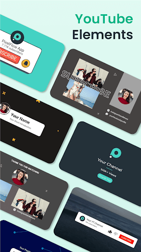 PixelFlow: Intro Video maker - عکس برنامه موبایلی اندروید