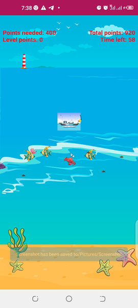 Saf Fish Game - Gameplay image of android game