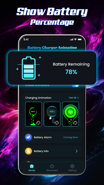 Battery Charging Animation - Image screenshot of android app
