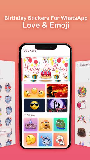 WAStickerApps Christmas Birthday Gif for WhatsApp - Image screenshot of android app