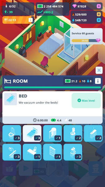 Idle Hotel Tycoon Empire - عکس بازی موبایلی اندروید