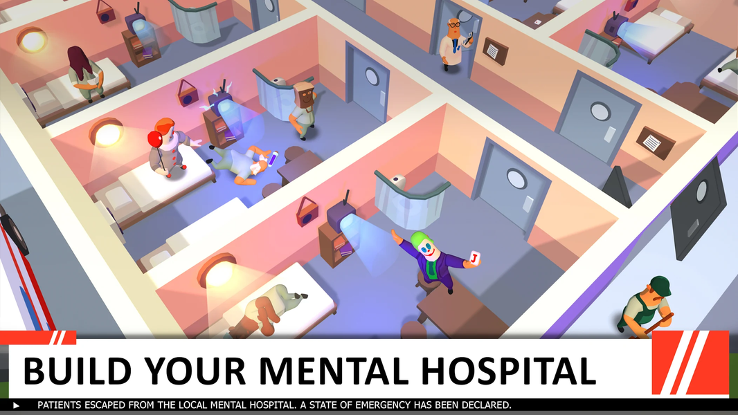Idle Mental Hospital Tycoon - Gameplay image of android game