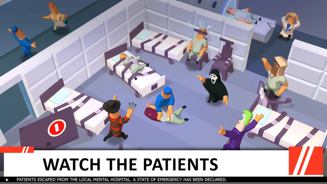 Idle Mental Hospital Tycoon - Gameplay image of android game