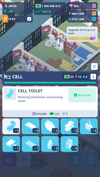 Jail Manager Simulator - Gameplay image of android game