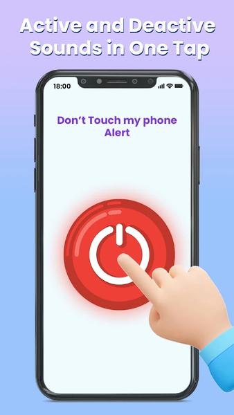 Don't Touch My Phone AntiTheft - Image screenshot of android app