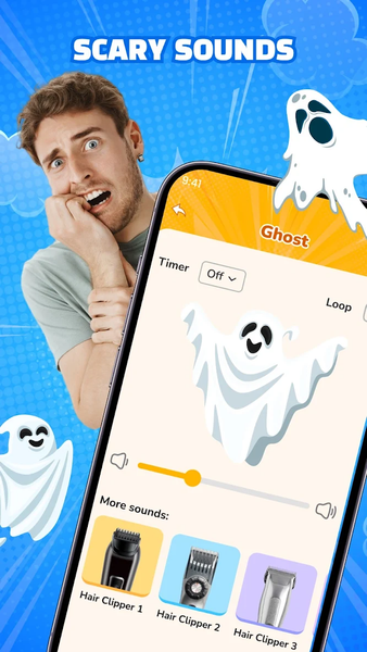 Funny Sound: Hair Cut & Fart - Image screenshot of android app