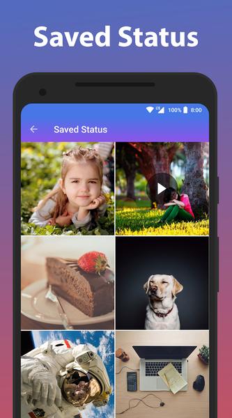 WA Status Saver — Photos & Videos Status Download - Image screenshot of android app