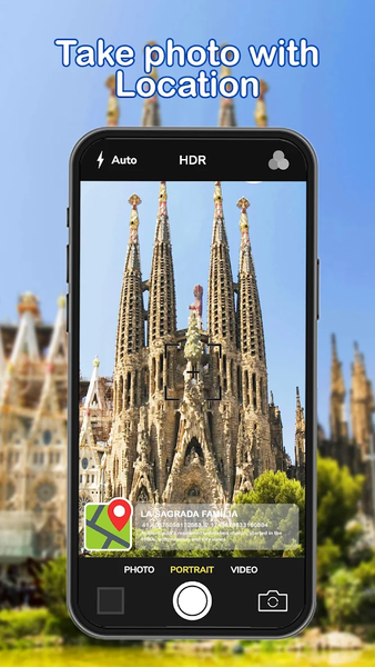 GPS Camera: Map & Timestamp - Image screenshot of android app