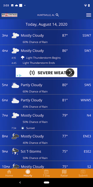 WAAY StormTracker - عکس برنامه موبایلی اندروید