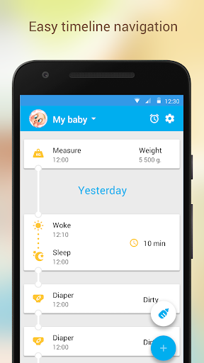 Baby: Breastfeeding Tracker - Image screenshot of android app