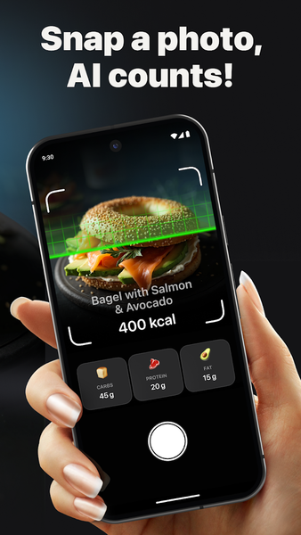 Calz: Calorie Counter AI - عکس برنامه موبایلی اندروید