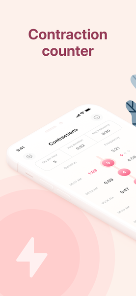 Contraction Timer & Counter - Image screenshot of android app