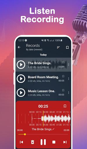 HD Voice Recorder - عکس برنامه موبایلی اندروید