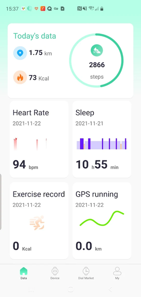 QiFit - Image screenshot of android app