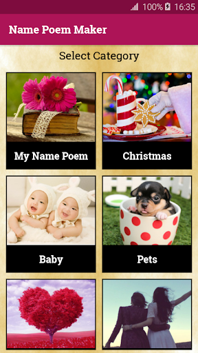Name Meanings Poem Generator - Image screenshot of android app