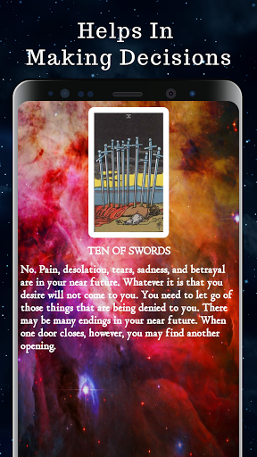 Yes or No Tarot Card Reading - عکس برنامه موبایلی اندروید