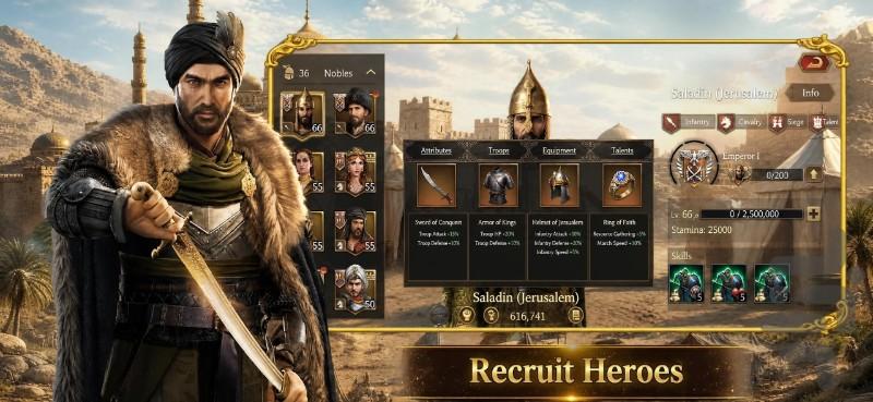 Swords of Glory : A War Game - عکس بازی موبایلی اندروید