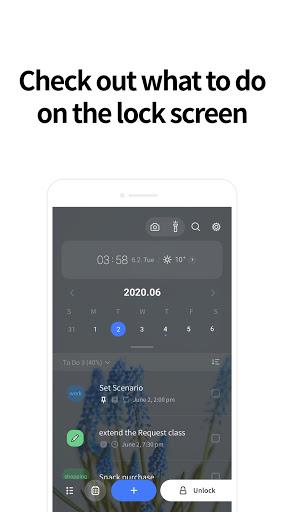 LockScreen Schedule - Calendar - عکس برنامه موبایلی اندروید
