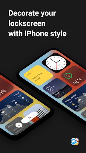 Lockscreen Widget - Weather - Image screenshot of android app