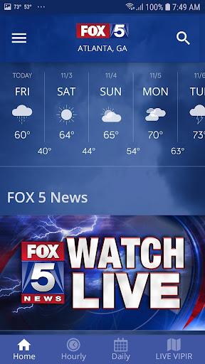 FOX 5 Atlanta: Storm Team Weat - Image screenshot of android app