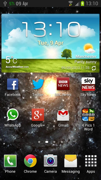 Date Status Bar 2 - Image screenshot of android app