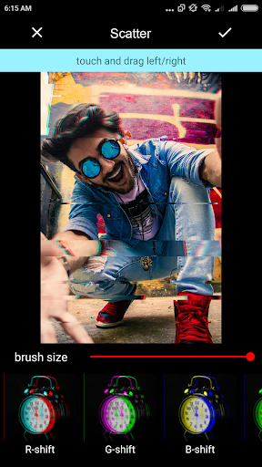 Onetap Glitch - Photo Editor - Image screenshot of android app
