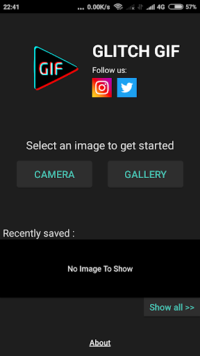 Glitch GIF Effect - Animated Photo Editor - Image screenshot of android app