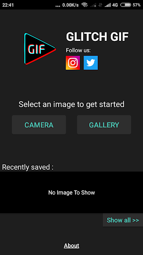 Glitch GIF Effect - Animated Photo Editor - عکس برنامه موبایلی اندروید